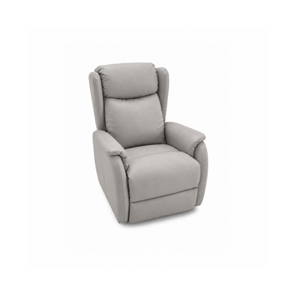 160 Wide-Angle Manual Power Lift Recliner– Light Grey
