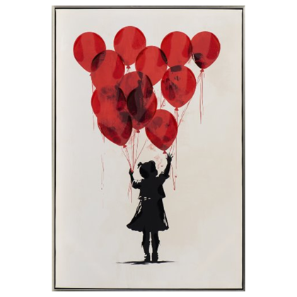 Ballon Girl Acryl Painting 60X90