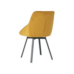 Dining Chair Velvet - Yellow