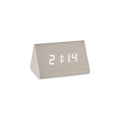 White Digital Clock