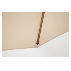 Natural - Beige Outdoor Parasol 3M W-Tilt
