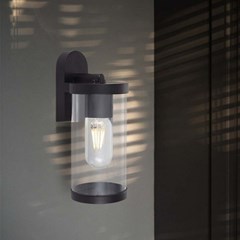 Wall Lamp Holder Clear Pc Black Body