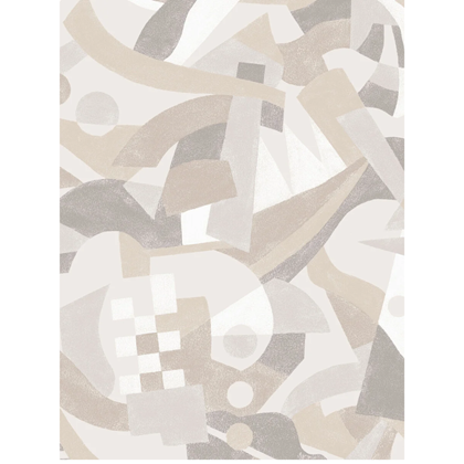 Mural Wallpaper Geometric Beige