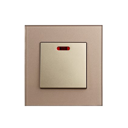 45 Amp Neon Insert Gold Temp Glass
