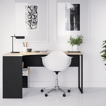 Function Desk Matt Black