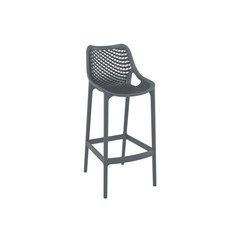 75cm Bar Stool in Dark Grey