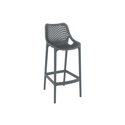 75cm Bar Stool in Dark Grey