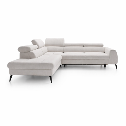 Corner Sofa Bed Chl Left 271cm – White