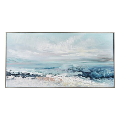 View of the Sea Acrylic Paint Blue 72x142.5