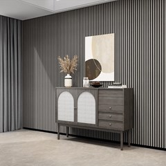 Acoustic Panel Dark Rosewood 600x2800mm
