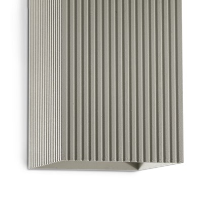 Lune Wall Light Squared Striped - Grey