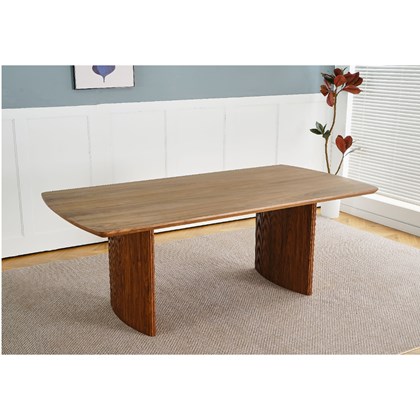 Dining Table 2000X1000x750mm Walnut