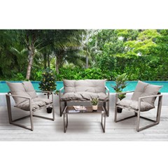 Garden Set of 4 With Cushions
