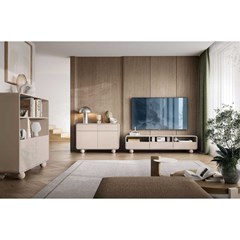 TV Unit 3 Drawers 180cm – Cashmere