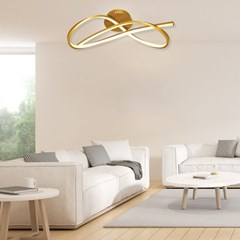 Ceiling LED Light 33W CCT - Gold