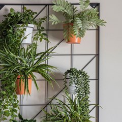 Wall Planter x9 Pots - 90x15x90cm