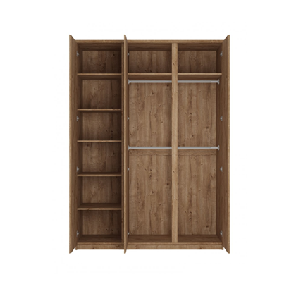 3Doors Wardrobe - Ribbeck Oak Gold