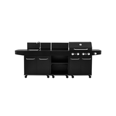 Kitchen Set 4 Burner – Black