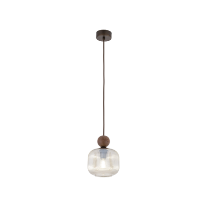 Ballo Orzech Hanging Lamp – Cognac & Brown