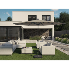 Parasol D300cm - Anthracite & Manhattan