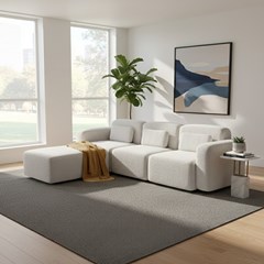 Sofa Corner LH09 - Light Grey