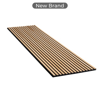 Acoustic Slat Wood Panel - Light Oak 2800mm