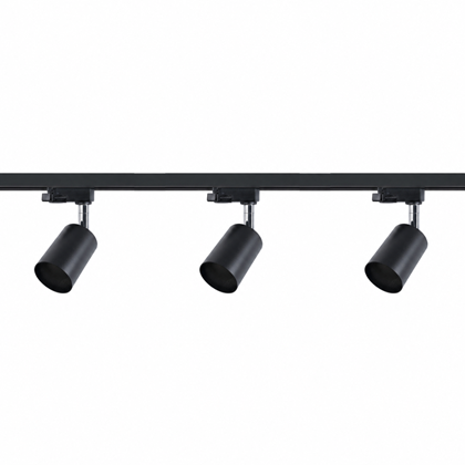 4 Wire Complt Track Set 1M Blk W 3Spots