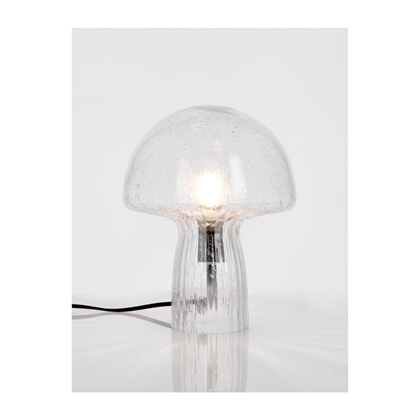 Carysa Glass Transp Grey Table Lamp