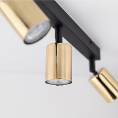 Spotlight Lamp 3 Lights – Black & Gold