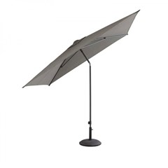 Azzuro Middle Pole Umbrella 250cm x 250cm Mid Grey