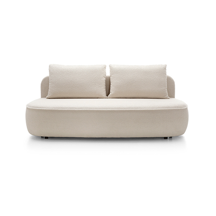 3-Seater Sofa Bed – White