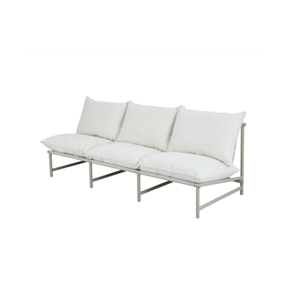 Al 3-Seater Modular Sofa – Green/Grey & White