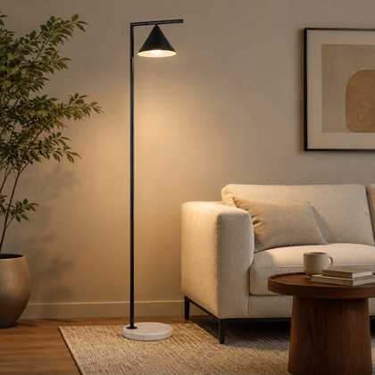 Floor Lamp D280mm H1650mm - Black