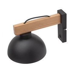 Wall Lamp Oslo - Black E27 15W