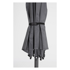 Parasol with Tilt – Dark Grey, 3M