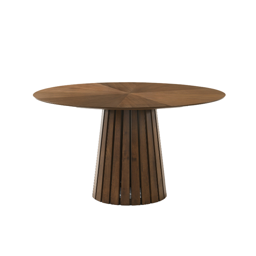 Dining Table Round 75cm - Walnut