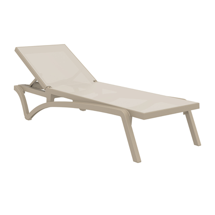 Sun lounger - Taupe