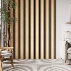 Acoustic Panel White Oak 600x2800mm