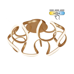 LED Ceiling Fixture – Matte Gold