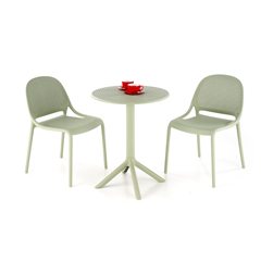 Mintround Table Set With 2 Chairs