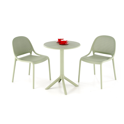 Mintround Table Set With 2 Chairs