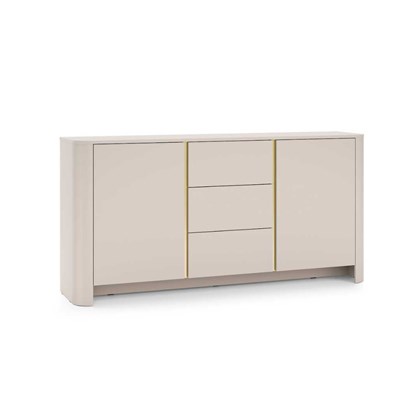 Sideboard – 3 Drawers & 2 Doors, Cashmere