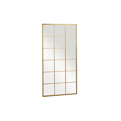 Gold Window Mirror 180x90cm