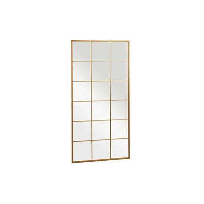 Gold Window Mirror 180x90cm
