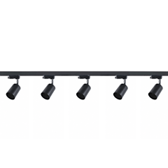 4 Wire Complt Track Set 2M Blk W 5Spots