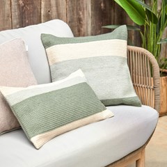 Symmetrical Grey Cushion Cover