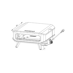 Electrical Pizza Oven 17 inch