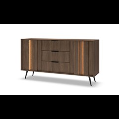 Bedroom Set  160x200 – Dark Wood