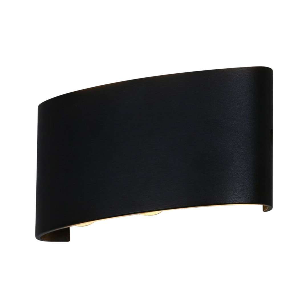 Wall Light LED 6W CCT-Switch IP65 - Black