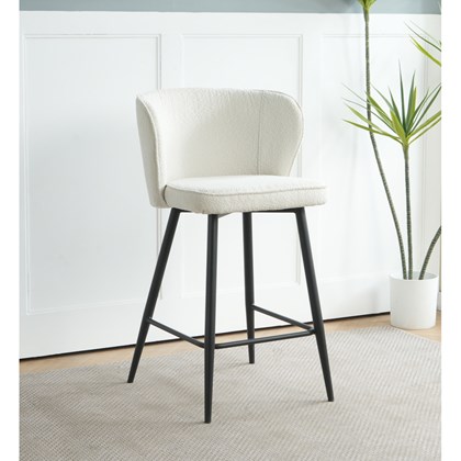 Bar Stool - White & Black